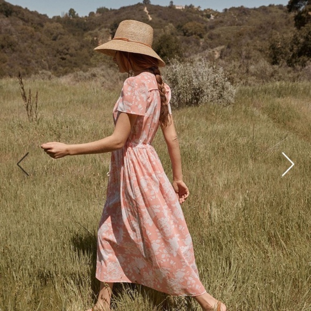 The Dawn Dress in Melon Rose- Christy Dawn